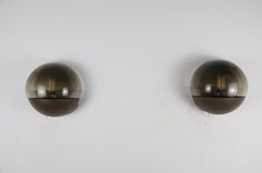 Ein Paar Wandleuchten aus der Mitte des Jahrhunderts von Hillebrand, 1970er Jahre, Deutschland