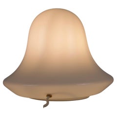 Tischlampe „Glass Mushroom“, Italien, 1970er Jahre