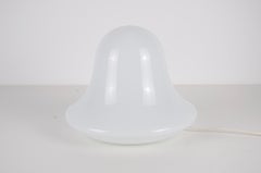 Tischlampe „Glass Mushroom“, Italien, 1970er Jahre
