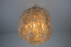 Verner Panton Fun 1DM Mother-of-Pearl Chandelier, First Edition, 1960s