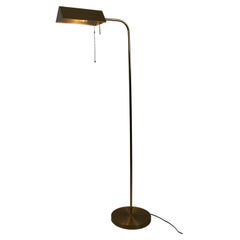 Brass Adjustable Reading Floor Lamp, 1970s, Germany