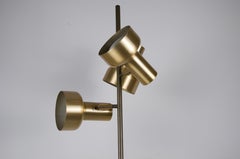 Brass Three-Arm Floor Lamp, Germany, 1970s