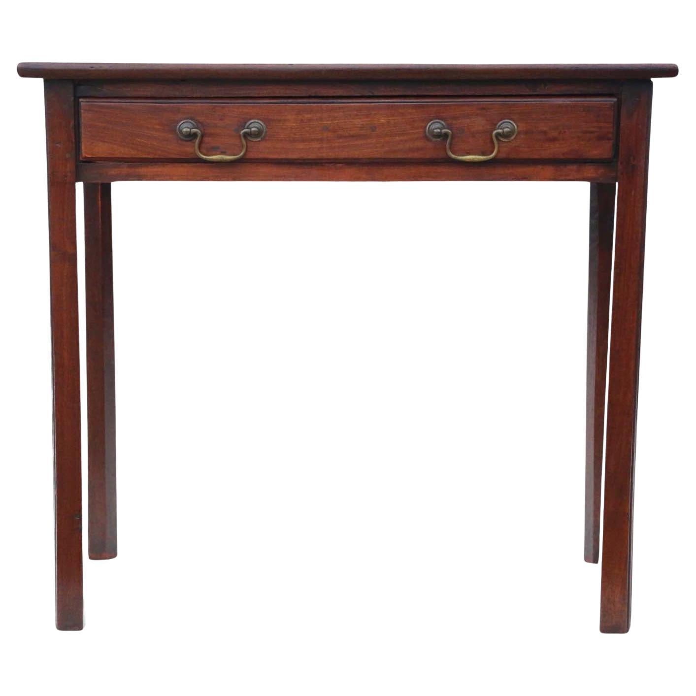 Fine Quality Antique Mahogany Writing Table - Late 18th Century Dressing