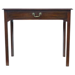 Fine Quality Antique Mahogany Writing Table 19th Century Desk Side Dressing