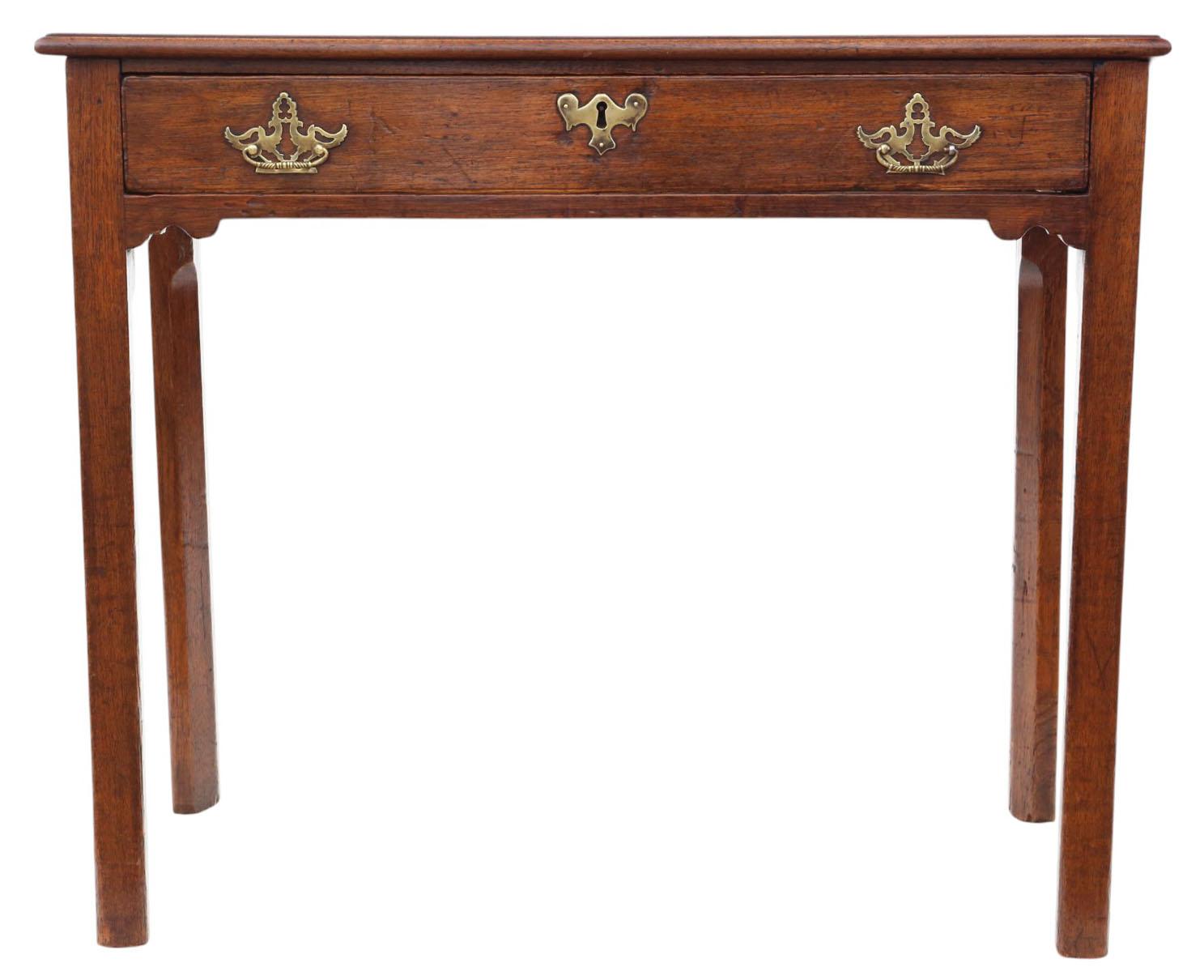c.1800 Antique Georgian Mahogany Writing Desk – Fine Quality, Dressing Table In Good Condition For Sale In Wisbech, Cambridgeshire
