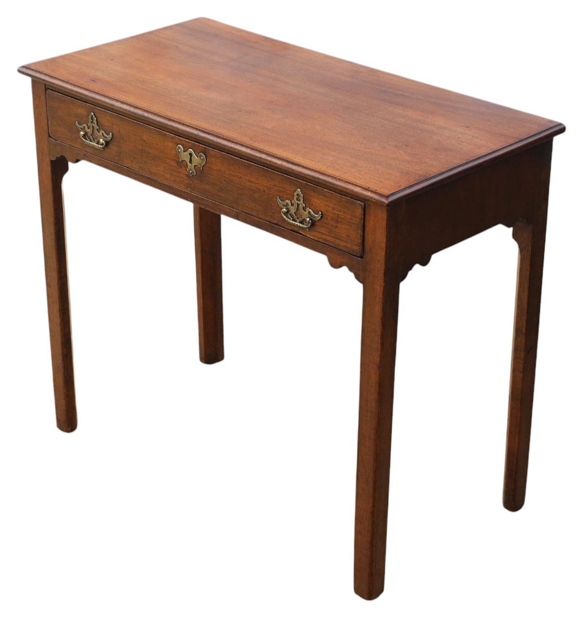c.1800 Antique Georgian Mahogany Writing Desk – Fine Quality, Dressing Table For Sale 2