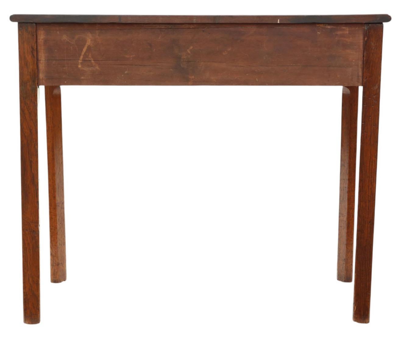 c.1800 Antique Georgian Mahogany Writing Desk – Fine Quality, Dressing Table For Sale 4