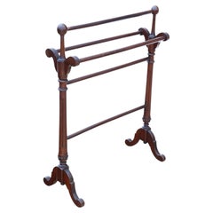 Antique 19th Century Mahogany Towel Rail Stand – Quality