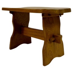 Mid Century Ulme Beistelltisch