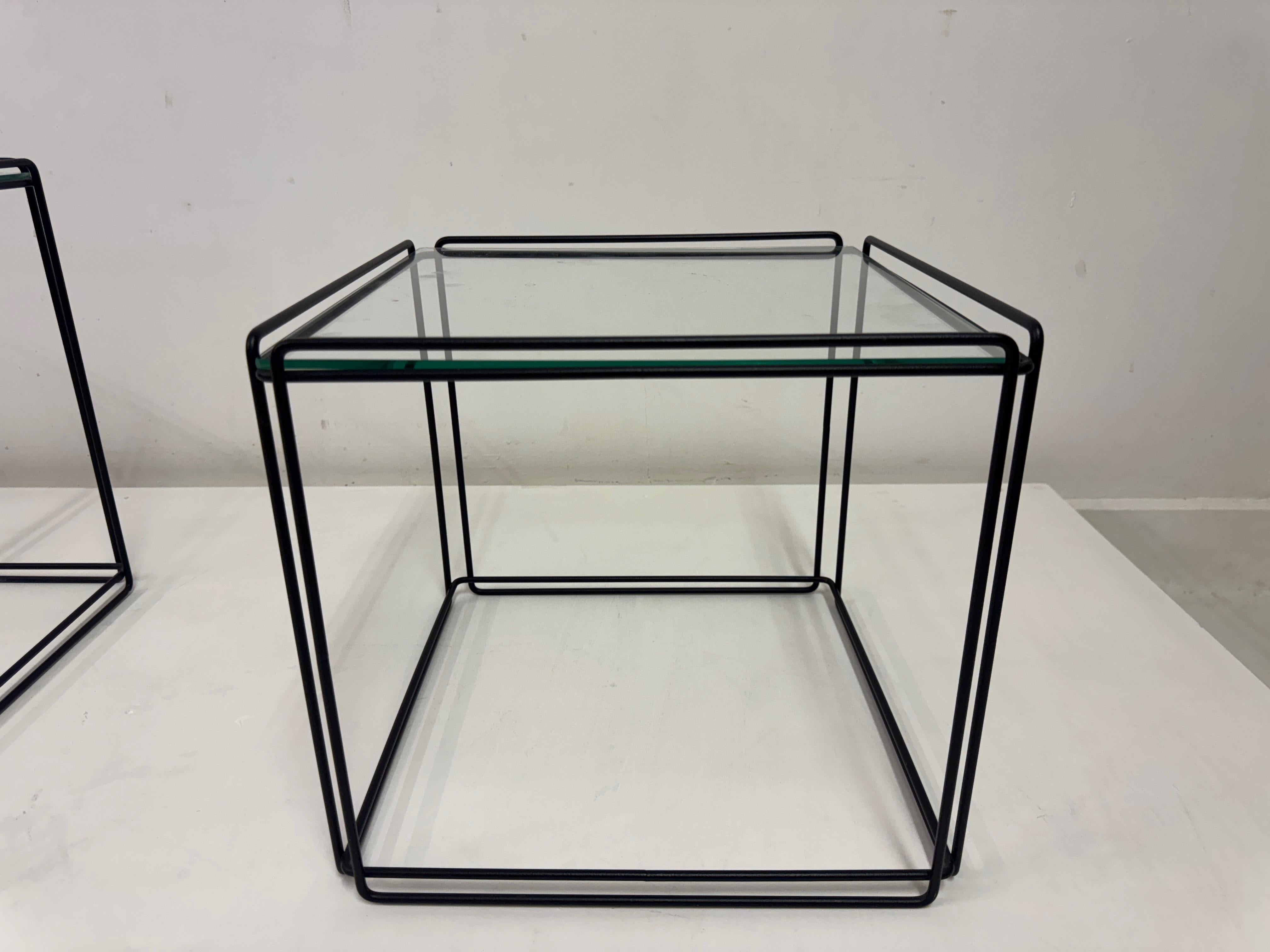 Nest von 'Isosceles' Tischen von Max Sauze für Atrow, Frankreich, 1970er im Angebot 2