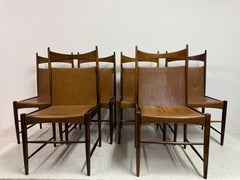 Set of Six 1950s Cantu Dining Chairs by Sergio Rodrigues