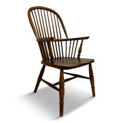 19th Century English Stick-Back Windsor Armchair