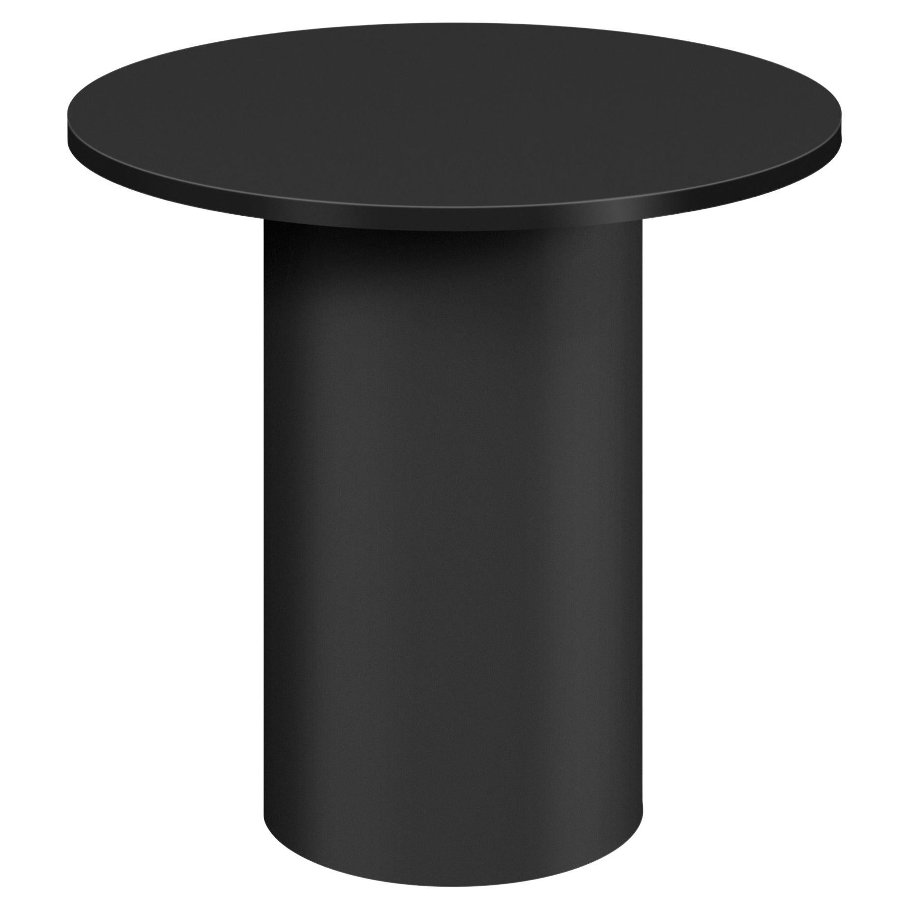 E15 Enoki Black Metal Side Table Designed by Philipp Mainzer For Sale