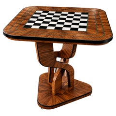 Table d'échecs « Gueridon » en palissandre italien, XXIe siècle, par Ivan Paradisi