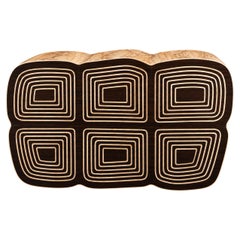 Italian Ebony & Olive Wood Sideboard Cabinet, 21st Century by Ivan Paradisi