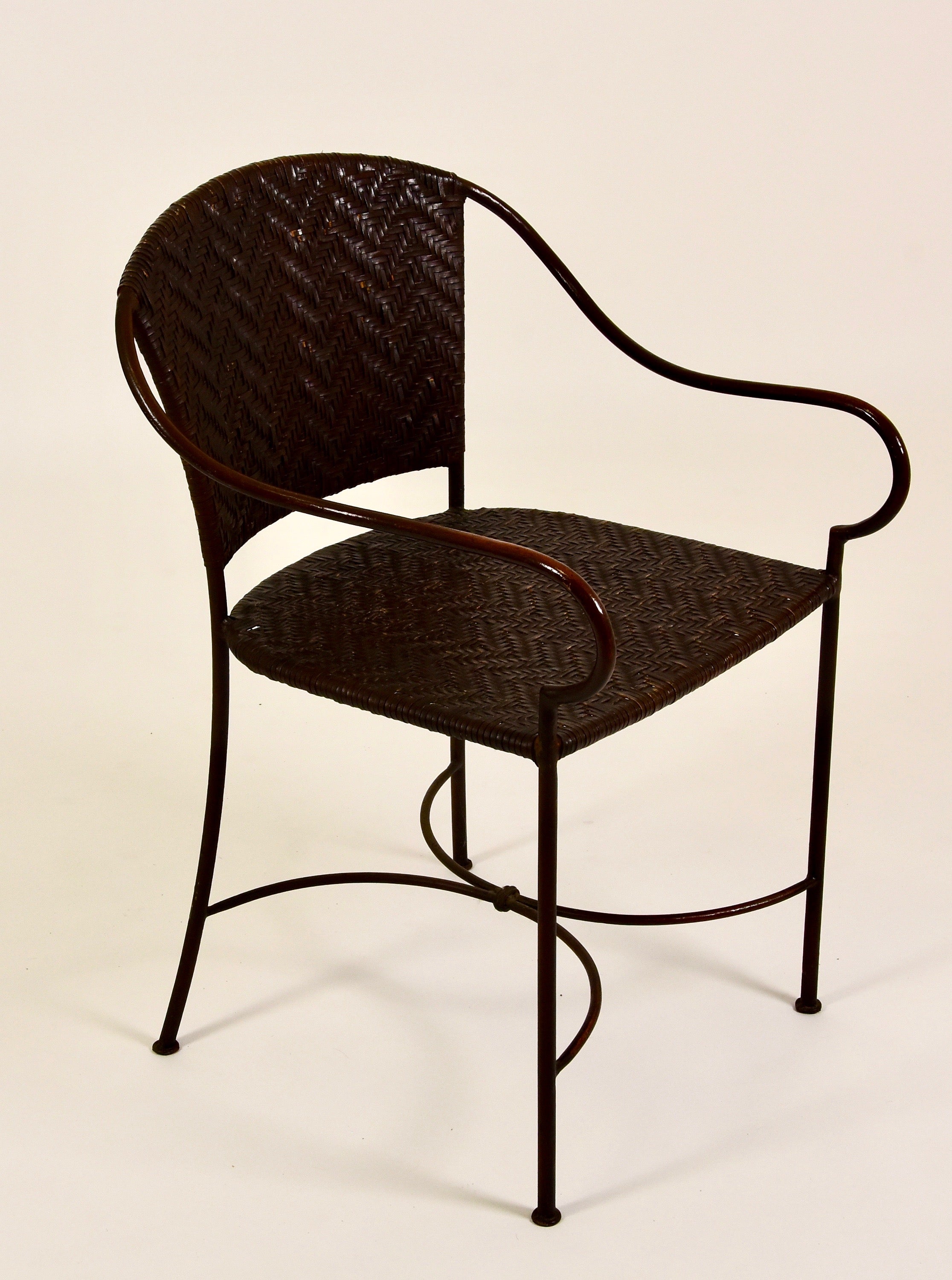 Gunther Lambert Armchairs Seat And Backrest Thick Strips Of Dark