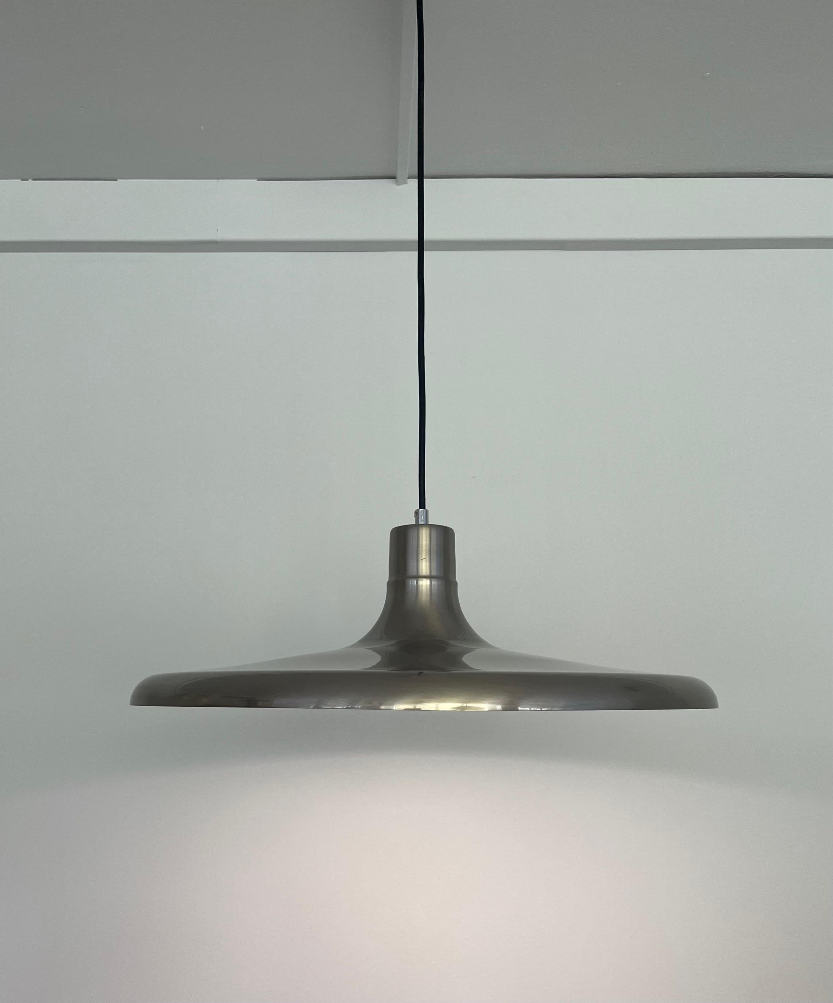 Mid-century Set of Three Metal Chandeliers by Estiluz, Barcelona, 1970s For Sale 6