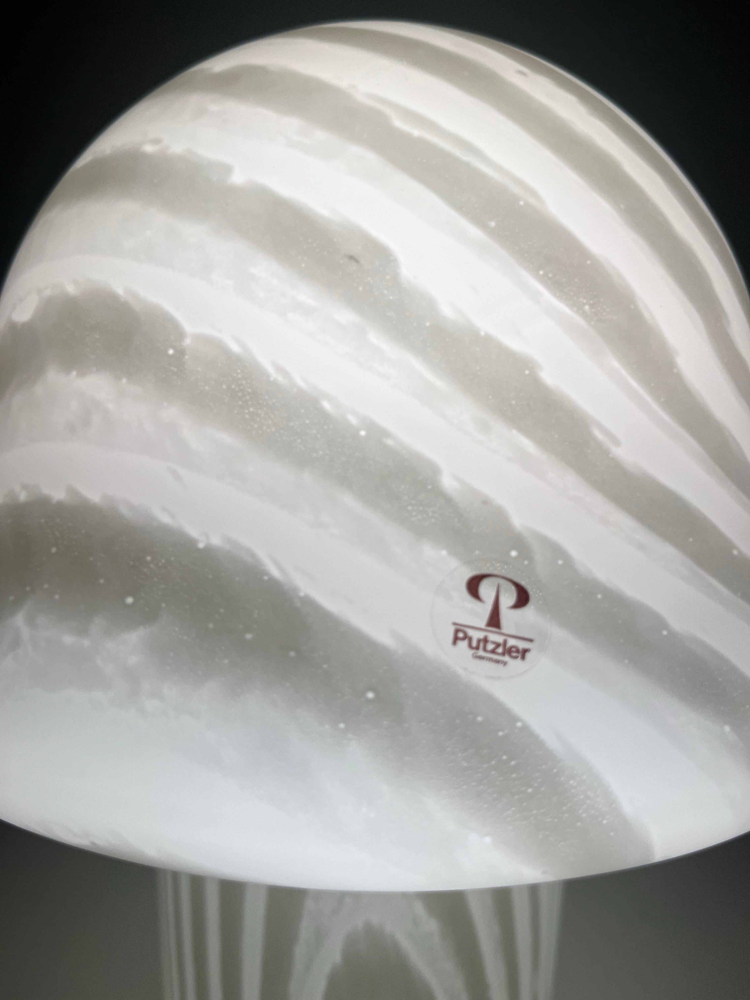 German Midcentury Murano Pair of Table Lamps by Peill & Putzler, 1970s For Sale 2