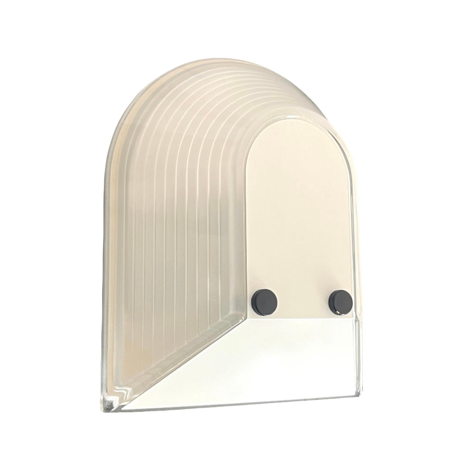 Coppia di applique bianche 