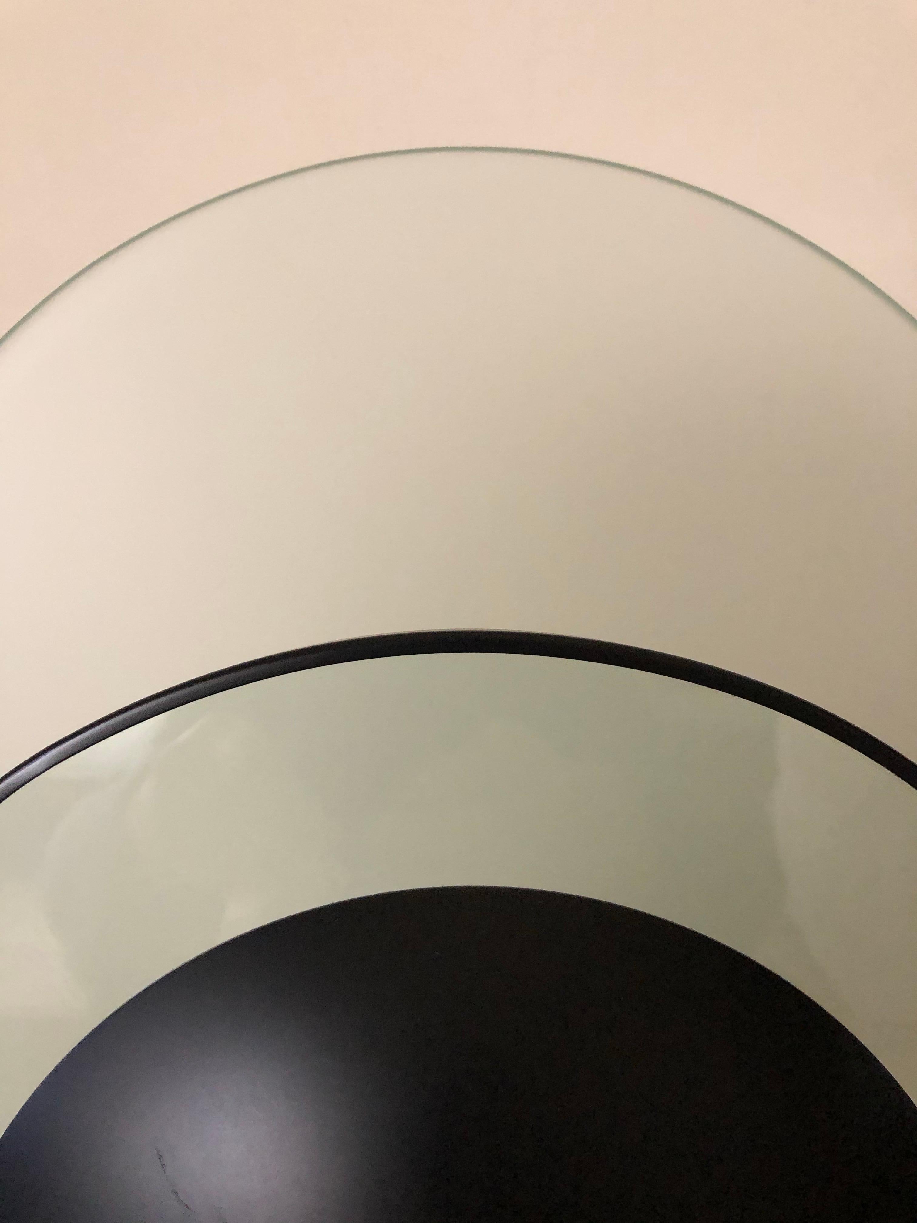 Lampe de table noire espagnole postmoderne à gradation par Estiluz, Barcelone, années 1980 en vente 11