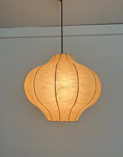 Mid-Century German "Cocoon" Chandelier by Goldkant Leuchten, 1960s