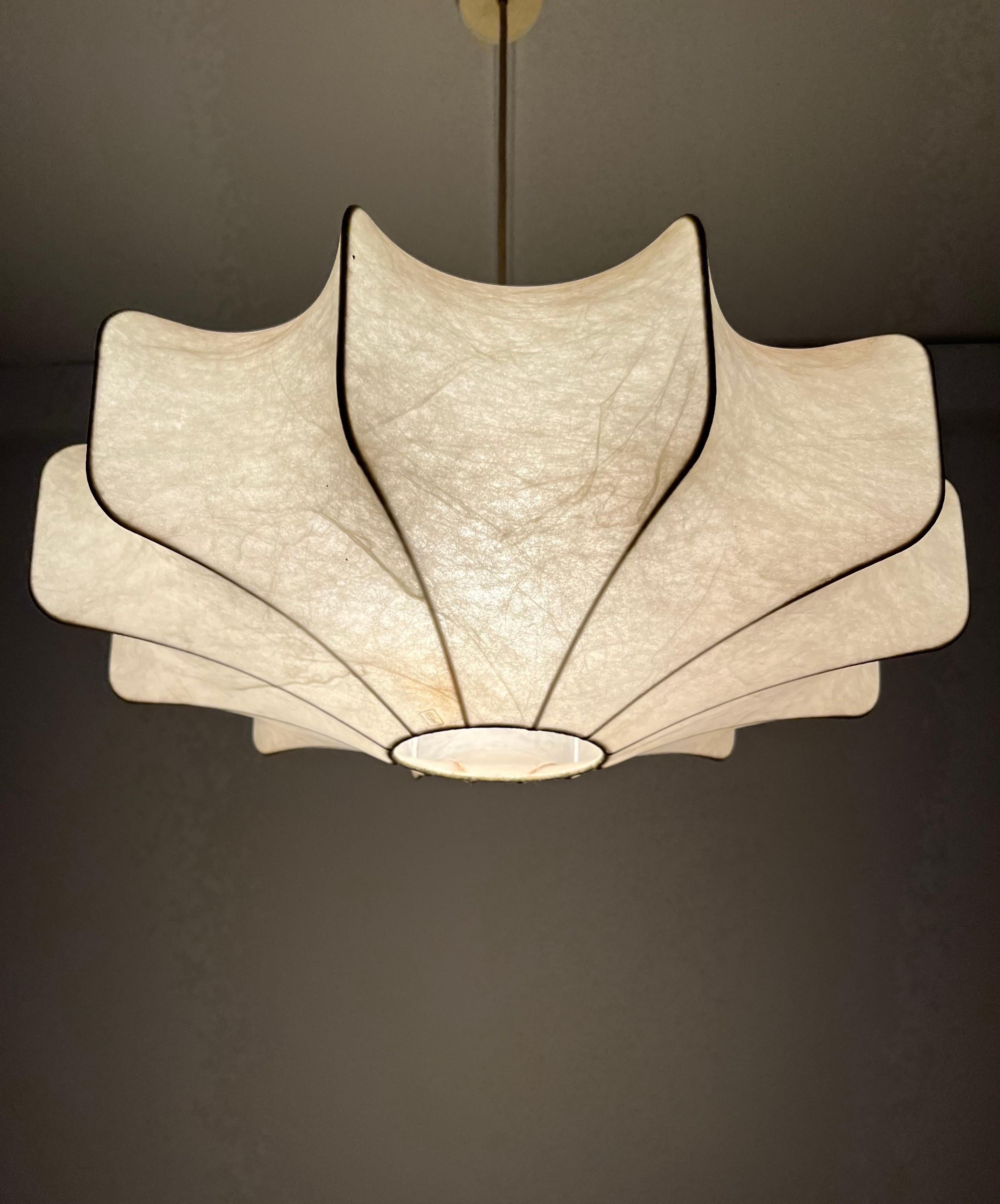 Metallo Lampadario tedesco di metà secolo 
