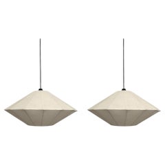 Austrian Postmodern Pair of  "Cocoon" Chandeliers by EGLO Leuchten, 1990s
