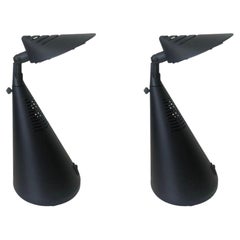 Spanish Postmodern Pair of "Scorpio" Table Lamps by Fase, Madrid, 1980s