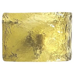 Italian Yellow Murano Wall Sconce by Carlo Nason for Mazzega, 1970s