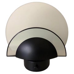 Postmodern Dimmable Spanish Black Table Lamp by Estiluz, Barcelona, 1980s