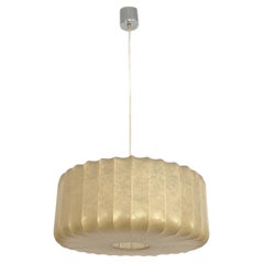 German Mid-Century "Cocoon" Chandelier by Goldkant Leuchten, 1960s