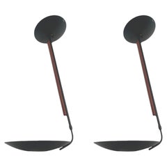 Postmodern Pair of Chandeliers by Estiluz by Leornado Marelli, Barcelona, 1980s