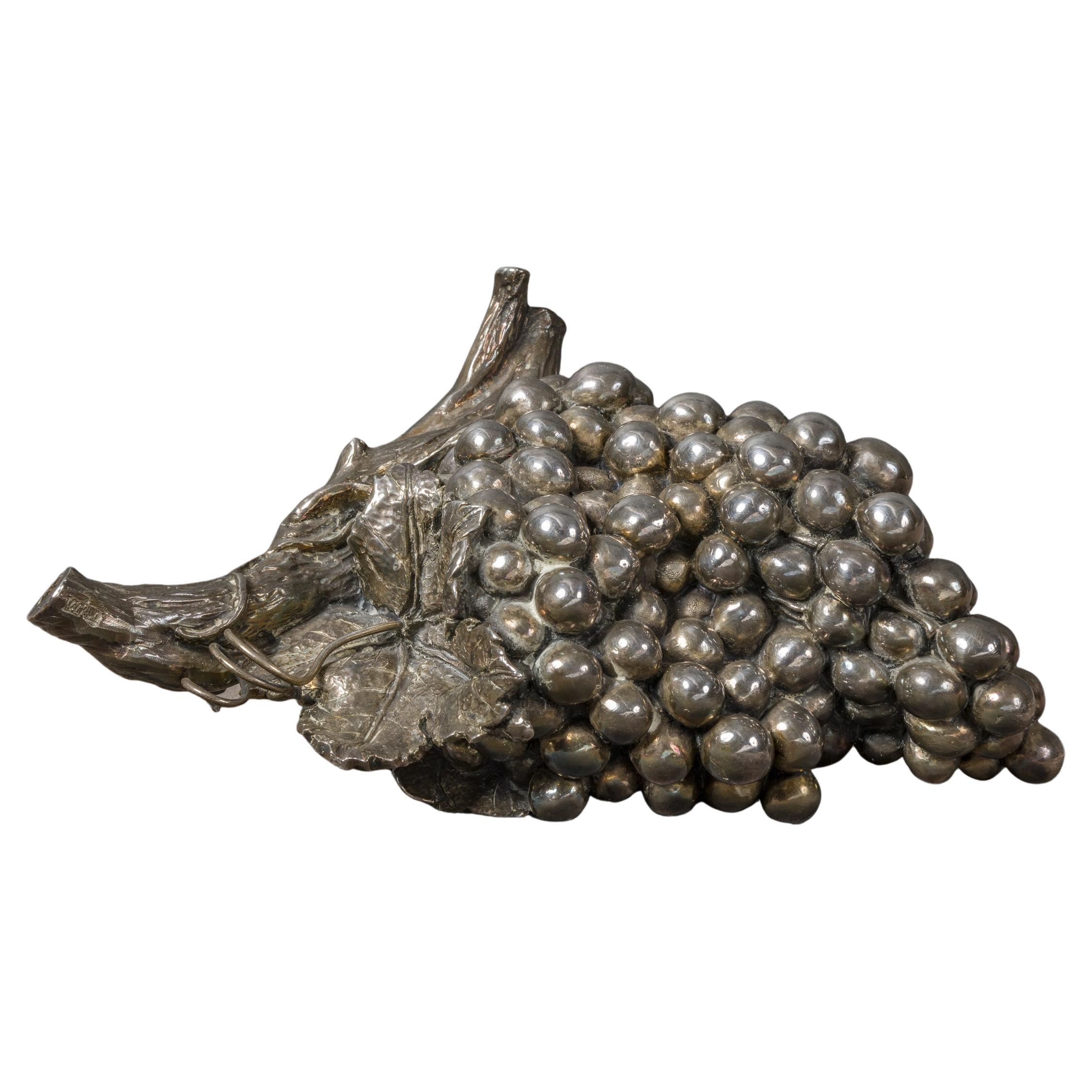 Mid-Century Alessandro Magrino Signed Silvered Centerpiece