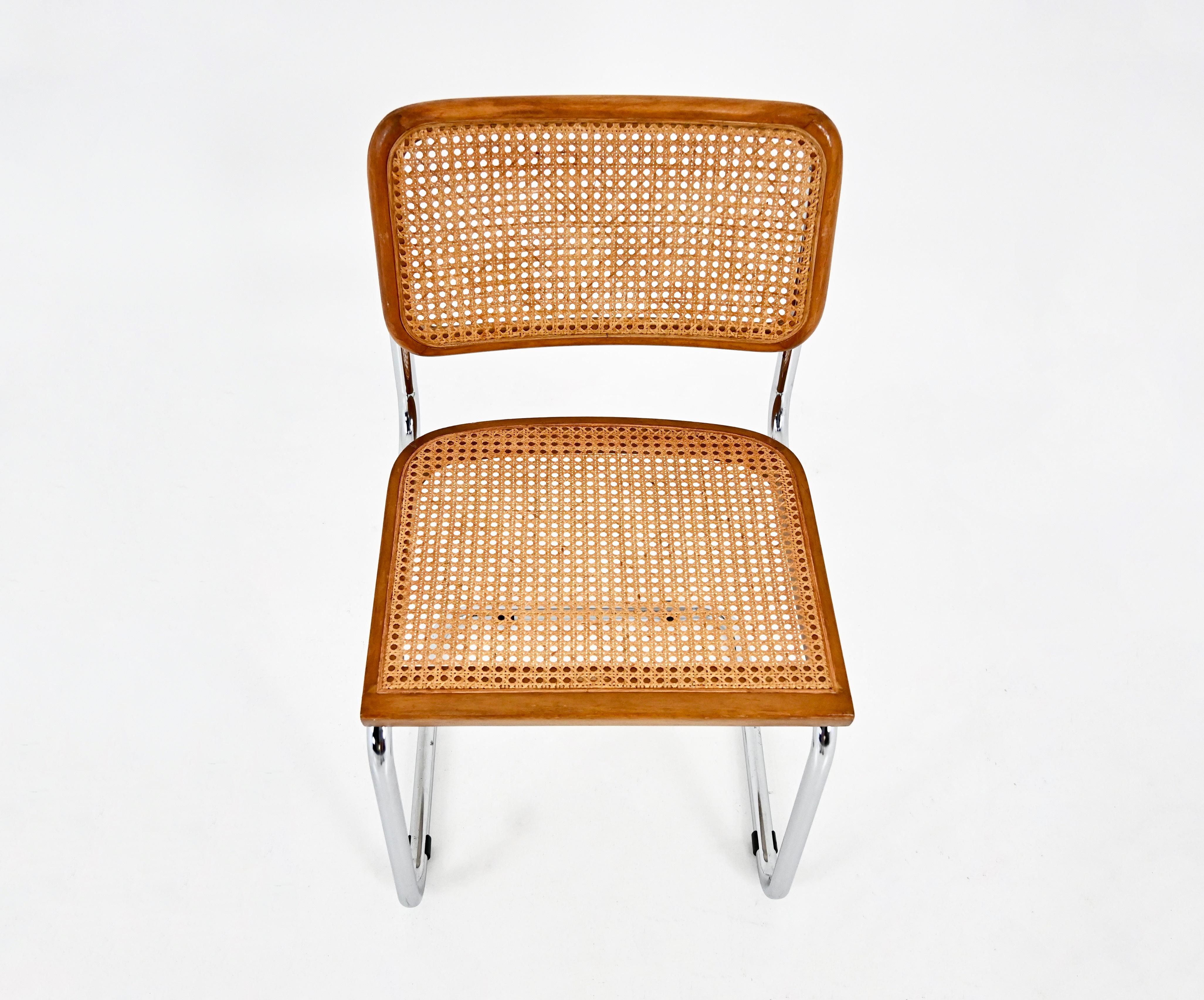 Sedie da pranzo stile B32 di Marcel Breuer, set di 6 pezzi in vendita 2