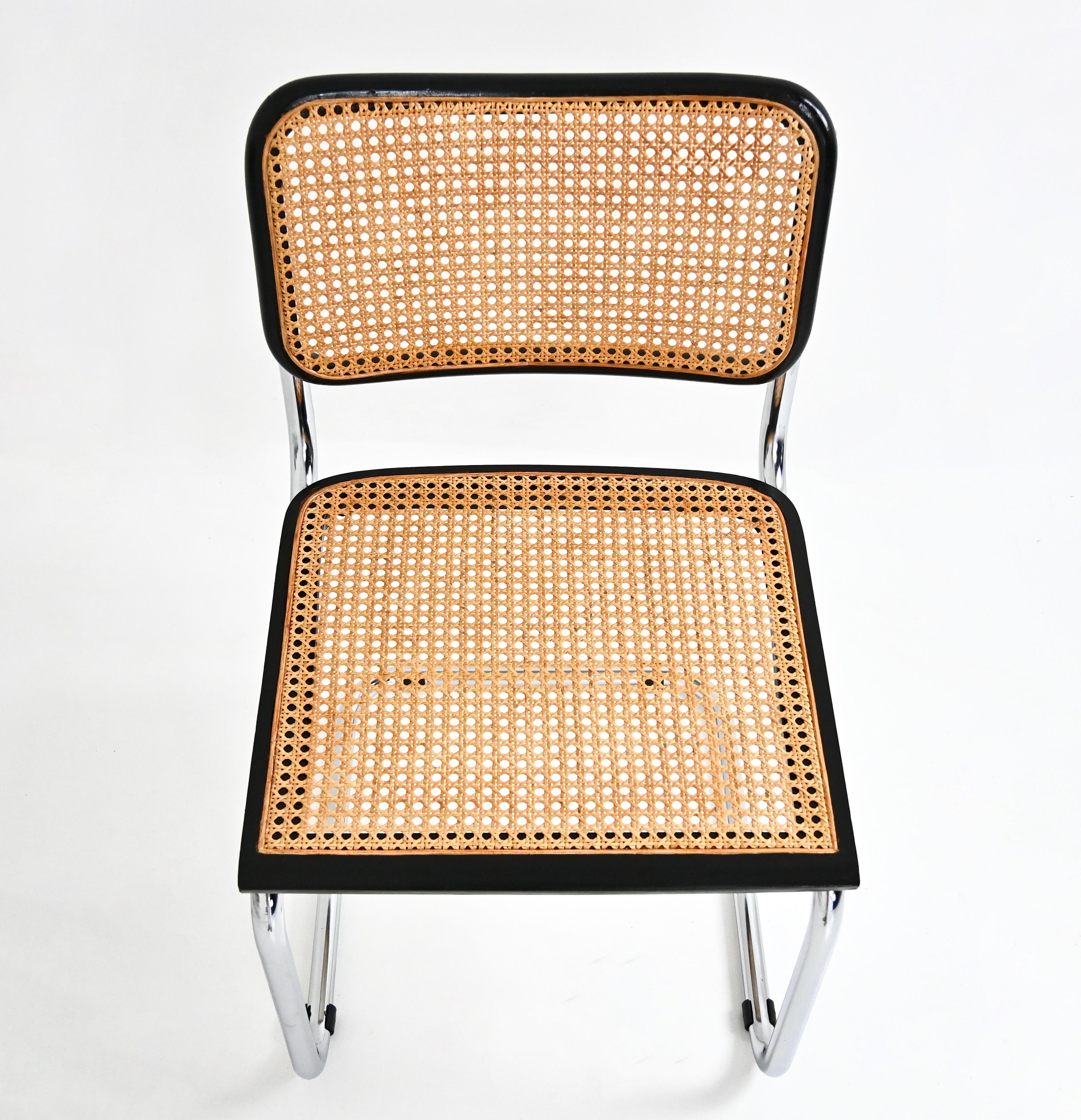Sedie da pranzo stile B32 di Marcel Breuer, set di 6 pezzi in vendita 2