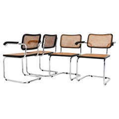 Esszimmerstühle im Stil B32 von Marcel Breuer, 4er-Set