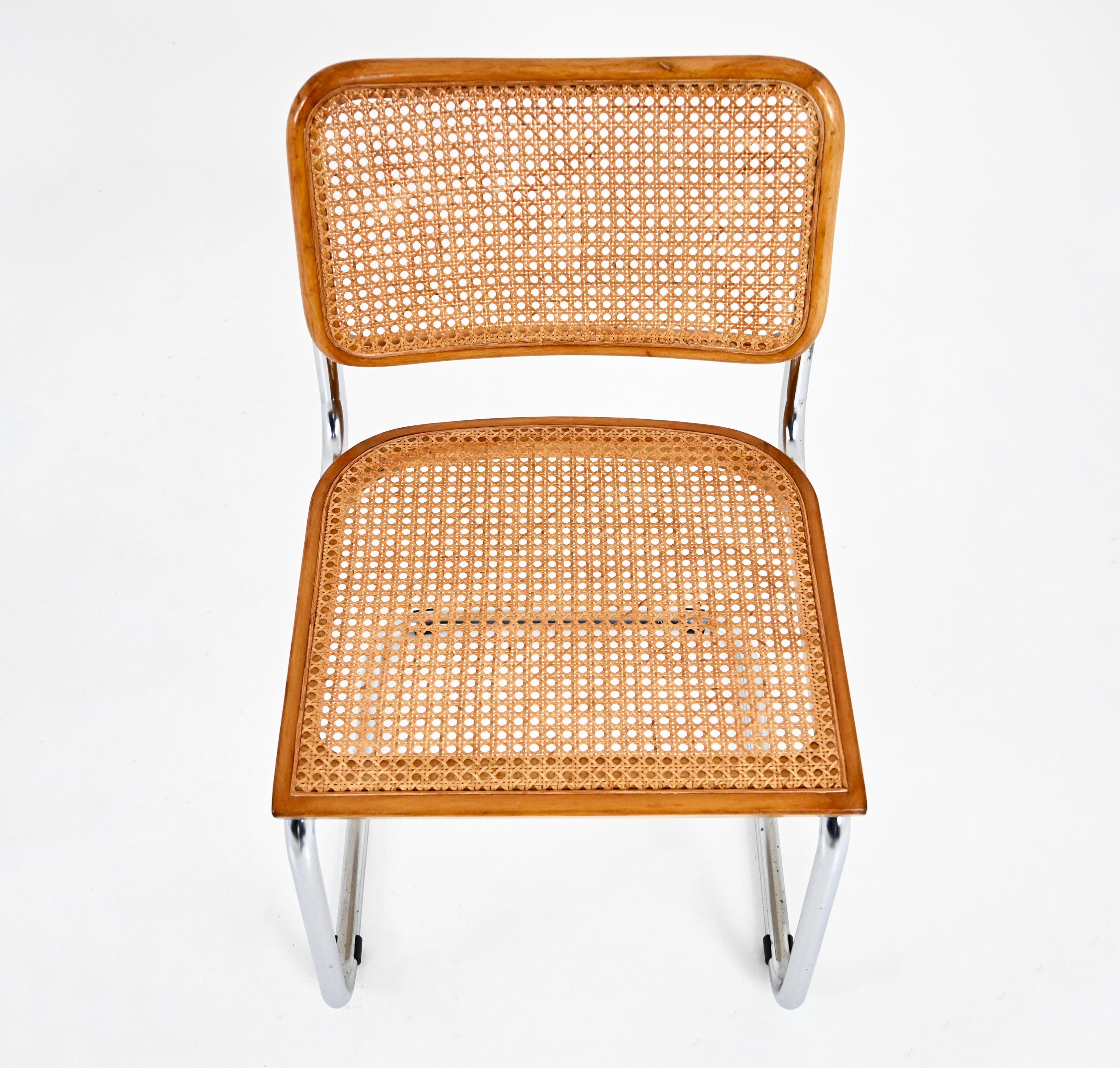 Dining Chairs Style B32 by Marcel Breuer, Set of 6 For Sale 2