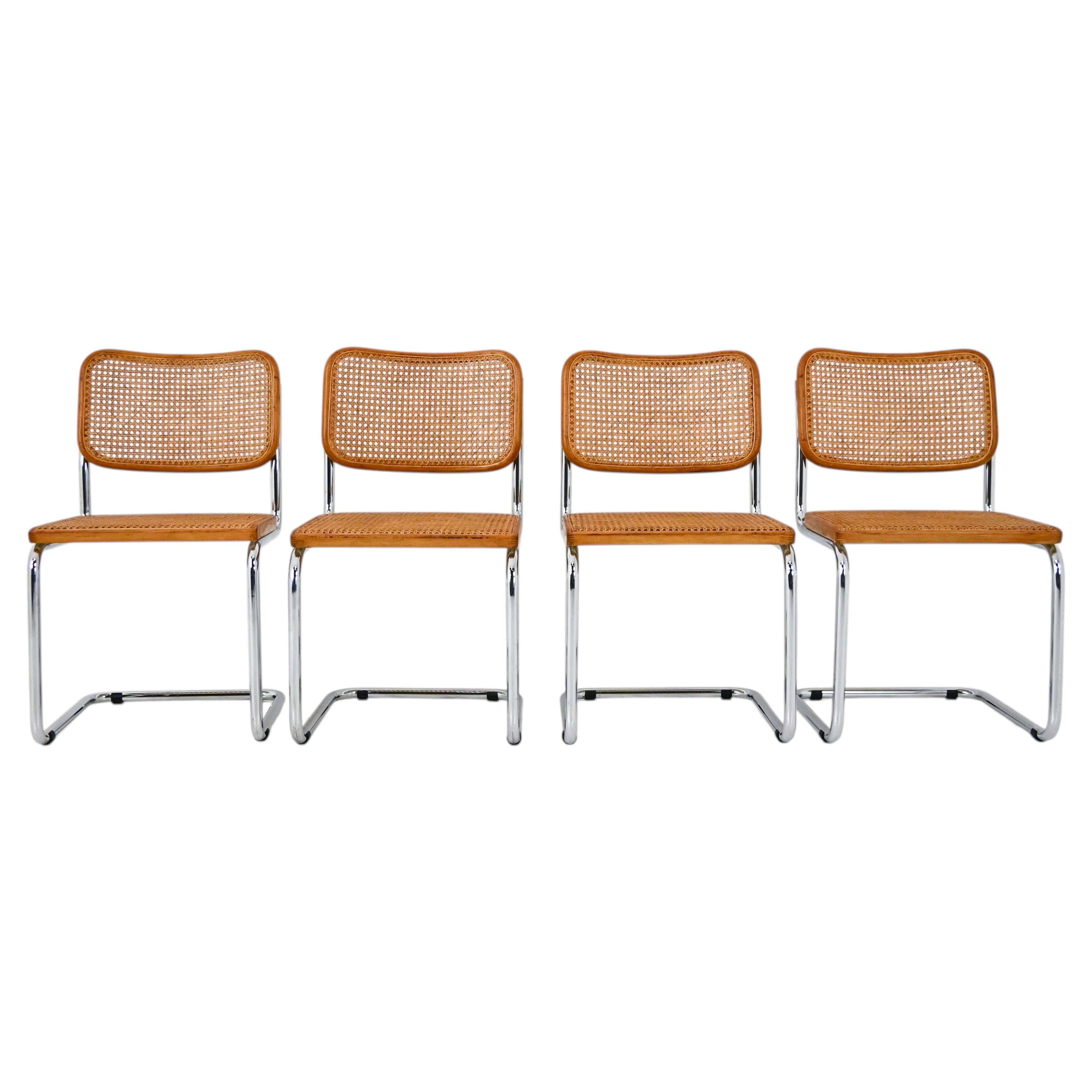 Dining Chairs Style B32 by Marcel Breuer Set of 4