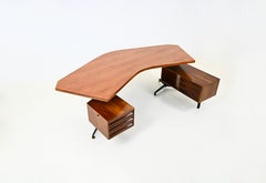 T96 Desk Boomerang von Osvaldo Borsani für Tecno, 1950er Jahre