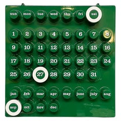 Italian Postmodern Wall Perpetual Calendar by Della Beffa for Ring a Date, 2000s