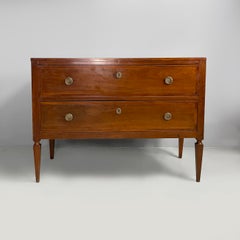 Italian Directoire style chest of drawers in wood, 1930s