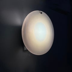 Lampada da parete moderna italiana in vetro e metallo di Lino Tagliapietra per Venini, anni '70