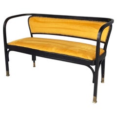 Austrian bench by Gustav Siegel for Jacob & Josef Kohn, 1930s