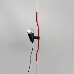 Italian floor-to-ceiling lamp Parentesi Achille Castiglioni Pio Manzù Flos, 1970