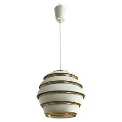Finnish modern chandelier Beehive by Alvar Aalto for Valaisinpaja Oy, 1970s