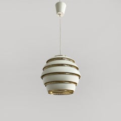 Finnish modern chandelier Beehive by Alvar Aalto for Valaisinpaja Oy, 1970s