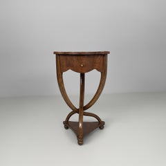 French art deco wooden bedside tables, 1930s