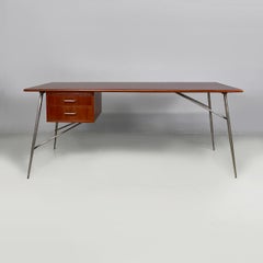 German mid-century modern teak desk by Børge Mogensen for Søborg Møbler, 1950s