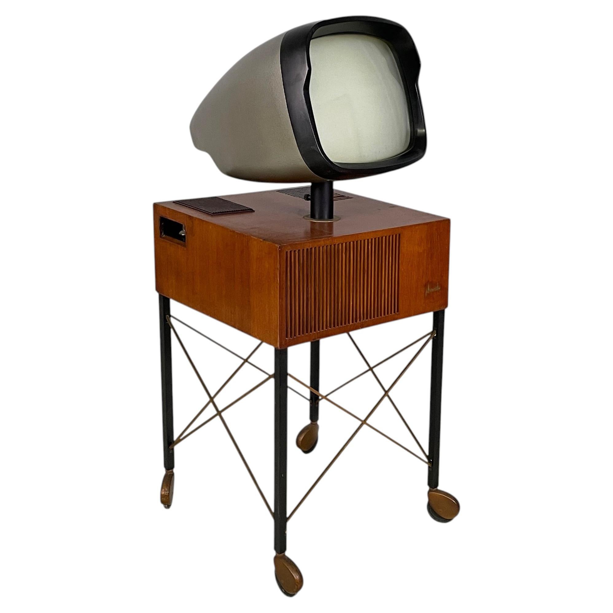 Italian mid-century television 1718 by Berizzi Buttè Montagni Phonola, 1957
