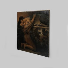 Italian oil painting on canvas, 1900s